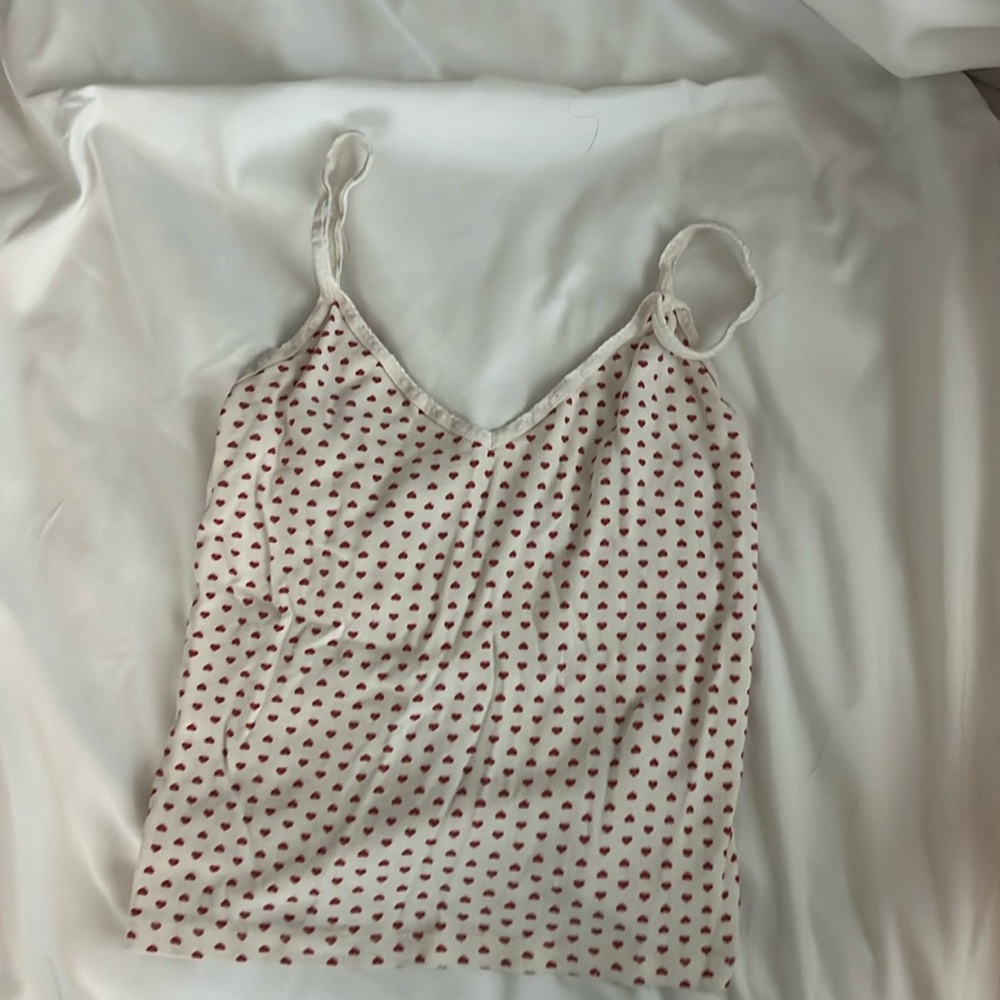 Brandy Melville Heart Tank Top